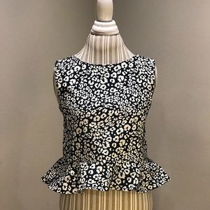 Zara peplum top, bought in Spain 🇪🇸